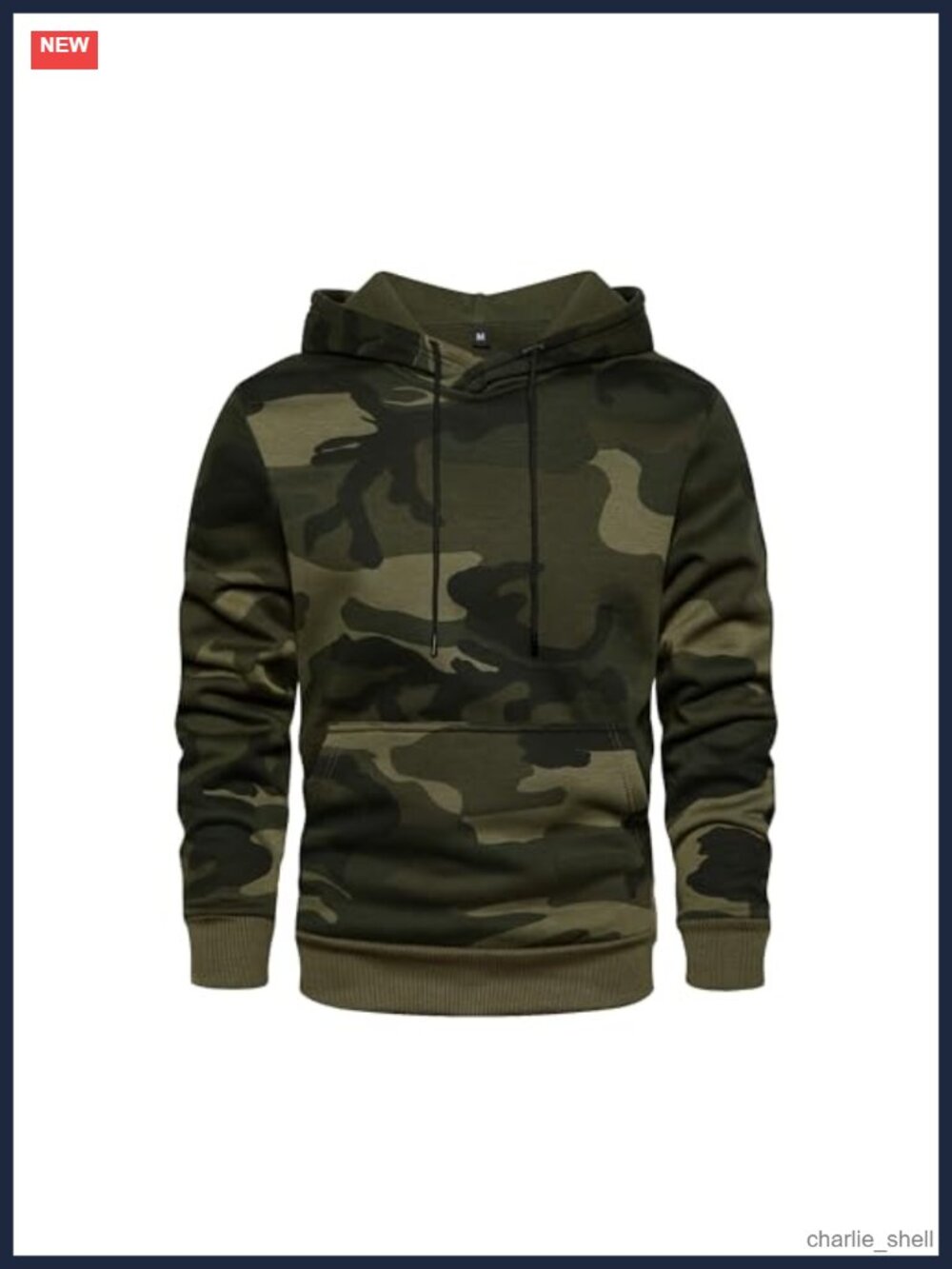 Men's Soft Fleece Pullover Hoodie with Kangaroo Pocket